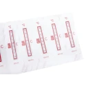 RS PRO Non-Reversible Temperature Sensitive Label 116 °C to 154 °C, 8 Levels, 18mm x 51mm 555-415