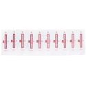 RS PRO Non-Reversible Temperature Sensitive Label 116 °C to 154 °C, 8 Levels, 18mm x 51mm 555-415