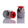 Norgren Pneufit C Series Pneumatic Female Fitting Threaded-to-Tube Connection 1/2 in R, Push-In 10 mm C01251048