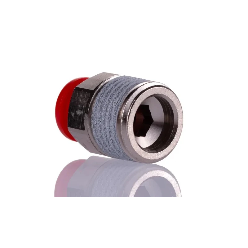 Norgren Pneufit C Series Pneumatic Female Fitting Threaded-to-Tube Connection 1/2 in R, Push-In 10 mm C01251048