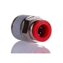 Norgren Pneufit C Series Pneumatic Female Fitting Threaded-to-Tube Connection 1/2 in R, Push-In 10 mm C01251048