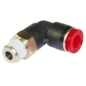 Norgren Pneufit C Series Pneumatic Female Fitting Threaded-to-Tube 1/4 in R, Push-In 12 mm Plastic 60°C C01471228