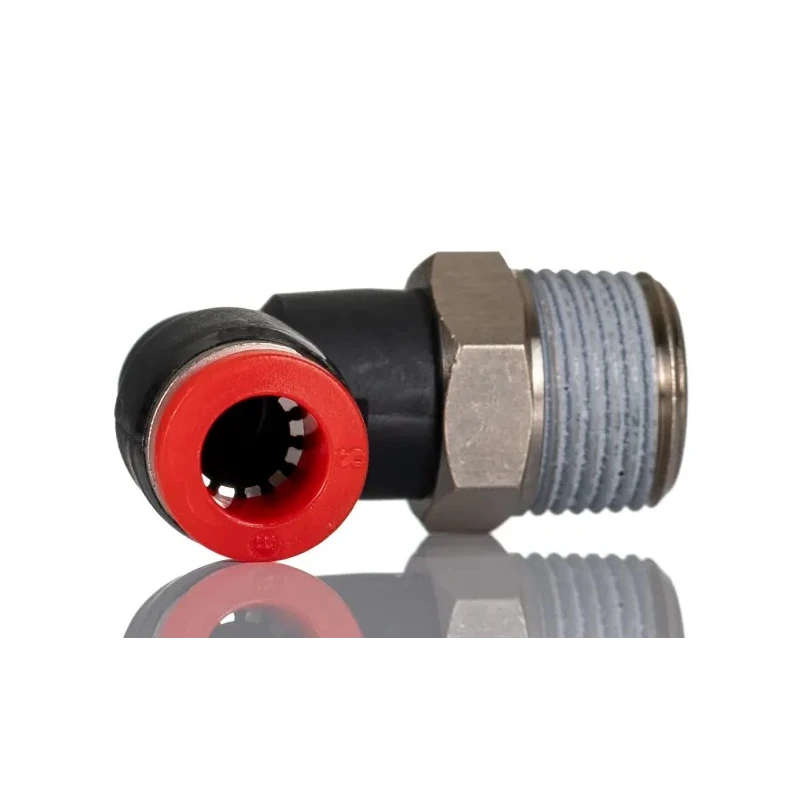 Norgren Pneufit C Series Female Pneumatic Fitting Nickel Plated Brass 3/8 in R C01470838