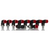 Norgren Pneumatic Fitting Nickel Plated Brass Threaded-to-Tube Connector Push In 8 mm R 1/8 10 bar C01470818