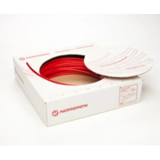 Norgren Compressed Air Pipe Red Plastic 6 mm Outside Diameter 4 mm Inside Diameter 25 m Length PA2-0106025C