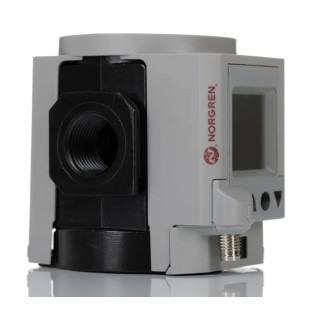 Norgren Vacuum Gauge, 1.44 in Dial Size, M8 x 1 Female Threaded Connection, 10 bar Maximum Pressure, ABS Case Q84G-4GN-NNE