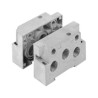 Norgren Manifold End Base V70424-B5C, Series V7, 1 Station, G1/4 Port, Die Cast Aluminium Body, Czech Republic