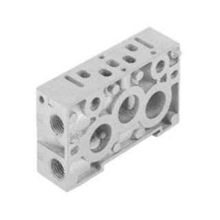 Norgren V40 Series 1 Station G Manifold Base Zinc Plated Steel Body V70401-A5B