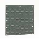 RS PRO Polypropylene Louvre Panel Storage Unit 457 mm Width x 438 mm Height Grey 555-471