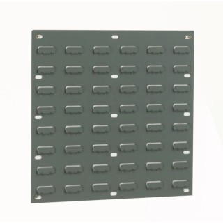 RS PRO Polypropylene Louvre Panel Storage Unit 457 mm Width x 438 mm Height Grey 555-471
