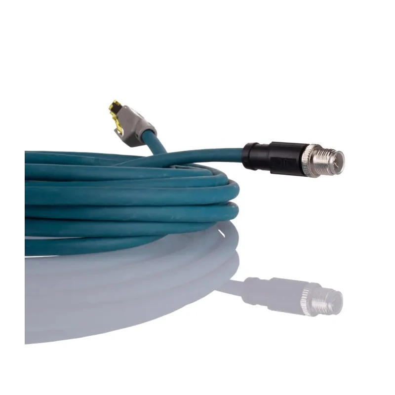 Phoenix Contact Cat6a Ethernet Cable 8 Core, Shielded Polyethylene Jacket, Blue, 5 m, Terminated CAT6a Network Cable Cat6a