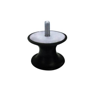 Paulstra Hutchinson Radiaflex Cylindrically Shaped M5 Dumper Bump Stop 12.5 mm OD 34 mm H 521300