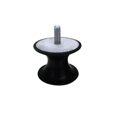 Paulstra Hutchinson Cylindrically Shaped M10 Anti-Vibration Mount with 150 daN Compression Load, Male to Male Bobbin 521602