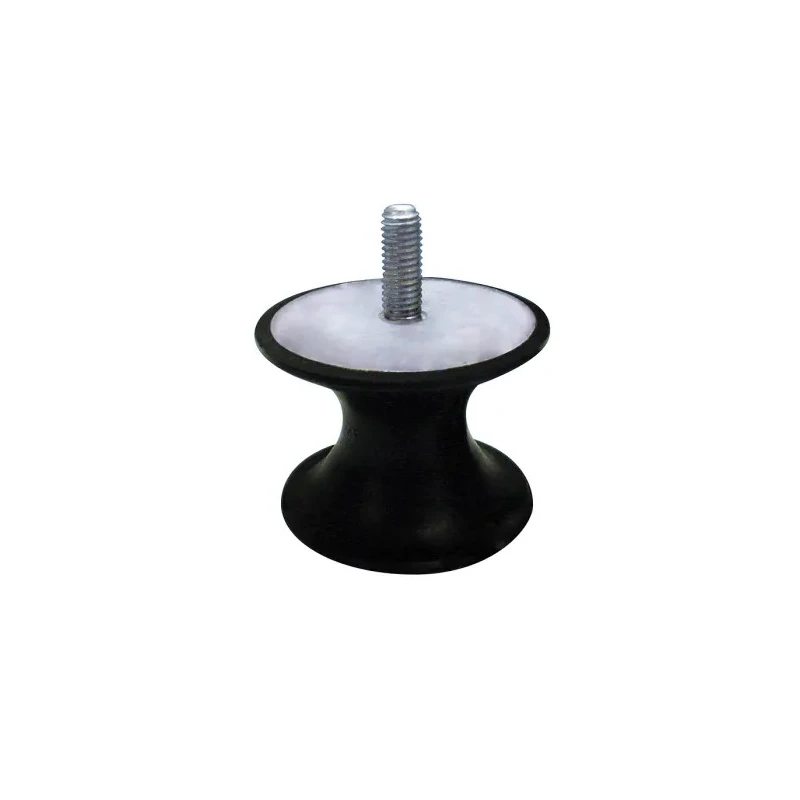 Paulstra Hutchinson Cylindrically Shaped M10 Anti-Vibration Mount with 150 daN Compression Load, Male to Male Bobbin 521602