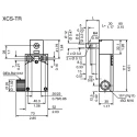 Telemecanique Sensors XCS Safety Hinge Switch Plastic Housing IP67 3A 250V DC 240V AC XCSTR752