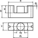 TDK N27 Transformer Ferrite Core EC 41, AL Rating 2700 nH B66339G0000X127