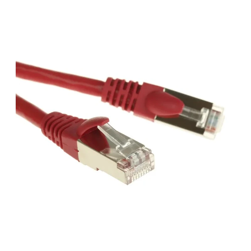RS PRO Cat5e Ethernet Cable, 2 m, Red RJ45 Male to RJ45 Male F/UTP PVC 556-235