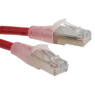 RS PRO Cat5e Ethernet Cable 5 m Red RJ45 Male to RJ45 Male F/UTP PVC 30V 26 AWG 556-241