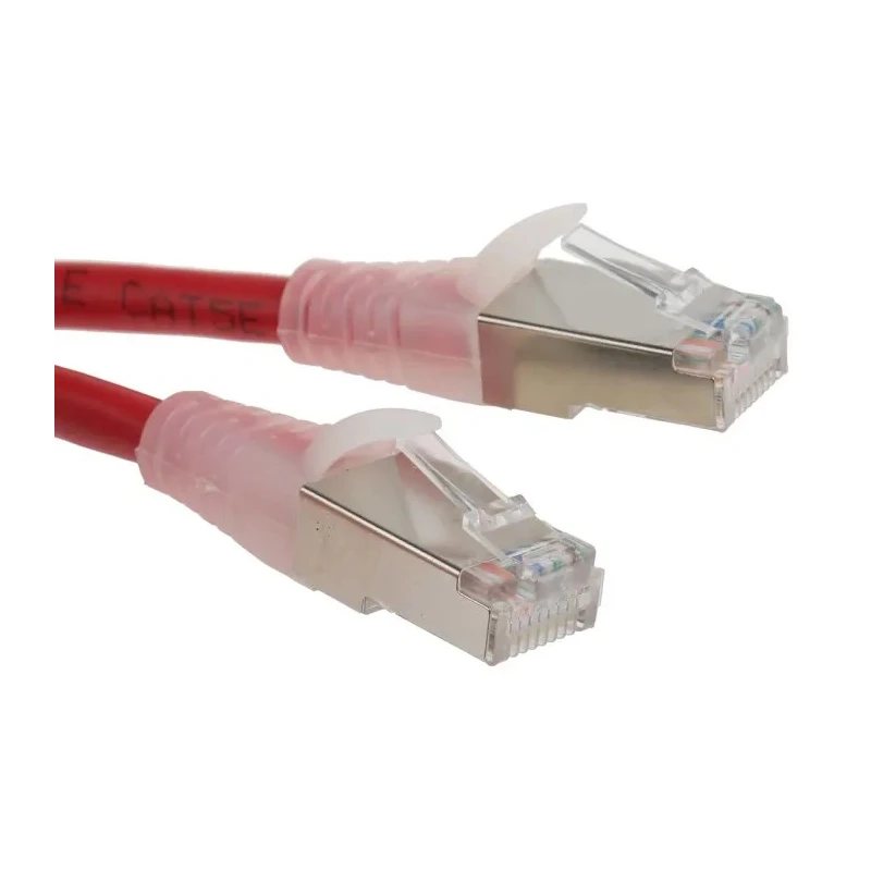 RS PRO Cat5e Ethernet Cable 5 m Red RJ45 Male to RJ45 Male F/UTP PVC 30V 26 AWG 556-241