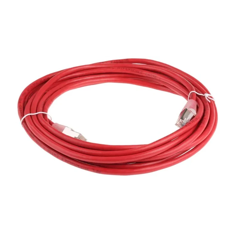 RS PRO Cat5e Ethernet Cable 5 m Red RJ45 Male to RJ45 Male F/UTP PVC 30V 26 AWG 556-241