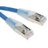RS PRO Cat5e Ethernet Cable 0.5 m Blue F/UTP PVC Jacket RJ45 Male to RJ45 Male 556-285