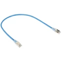 RS PRO Cat5e Ethernet Cable 0.5 m Blue F/UTP PVC Jacket RJ45 Male to RJ45 Male 556-285