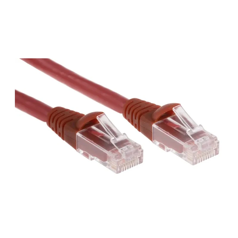 RS PRO Cat6 Ethernet Cable 10 m Red RJ45 Male to RJ45 Male U/UTP Low Smoke Zero Halogen 556-332