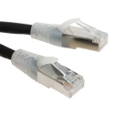 RS PRO Cat6 Ethernet Cable 2 m Black RJ45 Male to RJ45 Male F/UTP Low Smoke Zero Halogen 556-348