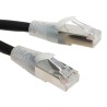 RS PRO Cat6 Ethernet Cable 2 m Black RJ45 Male to RJ45 Male F/UTP Low Smoke Zero Halogen 556-348