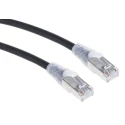 RS PRO Cat6 Ethernet Cable 3 m Black RJ45 Male to RJ45 Male F/UTP Low Smoke Zero Halogen 556-358
