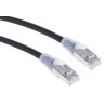 RS PRO Cat6 Ethernet Cable 3 m Black RJ45 Male to RJ45 Male F/UTP Low Smoke Zero Halogen 556-358