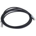 RS PRO Cat6 Ethernet Cable 3 m Black RJ45 Male to RJ45 Male F/UTP Low Smoke Zero Halogen 556-358