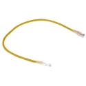 RS PRO Cat5e Ethernet Cable, 0.5 m Length, Yellow PVC Jacket, RJ45 Male to RJ45 Male, U/UTP 30V 24 AWG 556-415