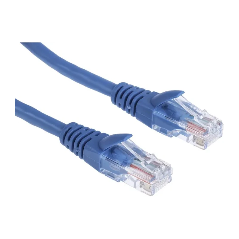 RS PRO Cat5e Ethernet Cable 5 m Blue RJ45 Male to RJ45 Male U/UTP PVC 556-461