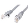 RS PRO Cat6 Ethernet Cable 0.5 m Grey RJ45 Male to RJ45 Male U/UTP Low Smoke Zero Halogen 556-522