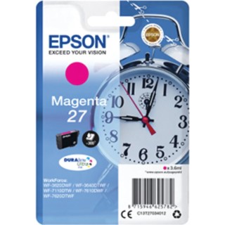Epson Magenta Ink Cartridge C13T27034012, Approximate Page Yield 2200, Professional Durabrite Ultra Ink C13T27034012