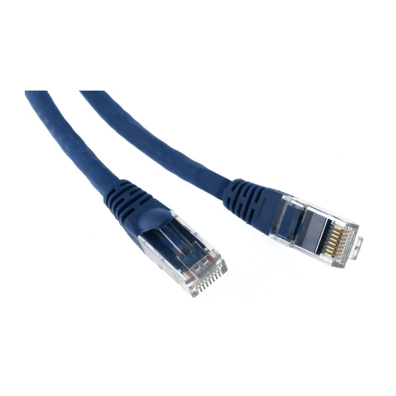 RS PRO Cat6 Ethernet Cable 5 m Blue RJ45 Male to RJ45 Male U/UTP Low Smoke Zero Halogen 556-281