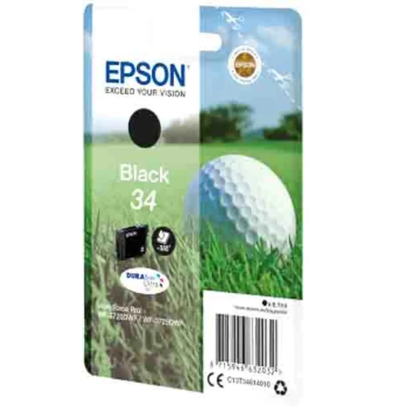Epson Black Ink Cartridge C13T34614010 with Approximate 350 Page Yield C13T34614010