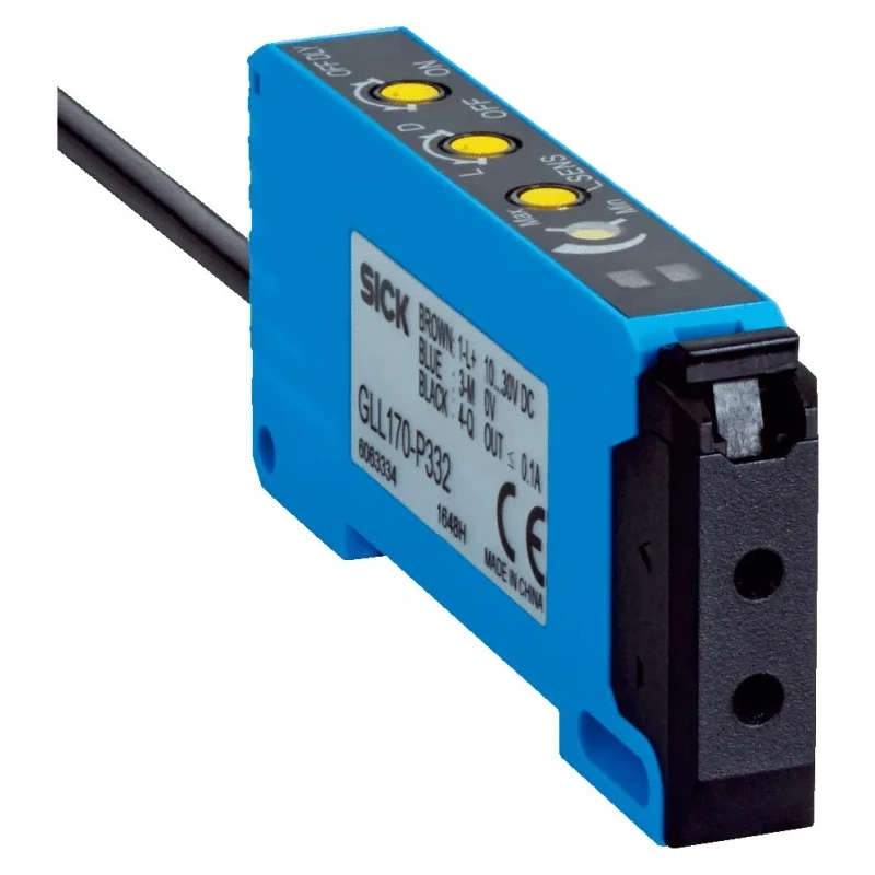 SICK Plastic, Glass Fibre Optic Sensor PNP Output IP66 30V DC Response Time 250μs GLL170-P332