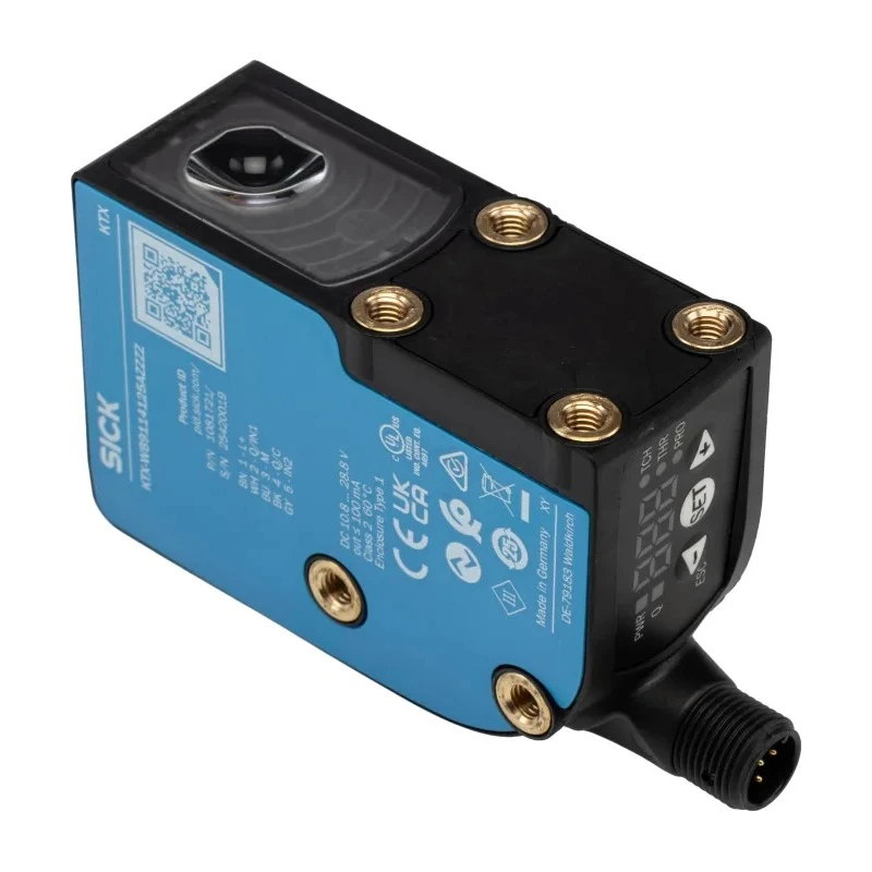 SICK Contrast Sensor RGB LED 13 mm Maximum Detection Push Pull IO-Link 100 mA IP67 28.8V KTX-WB9114125AZZZZ