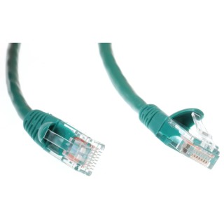 RS PRO Cat5e Ethernet Cable, 3 m, Green RJ45 Male to RJ45 Male, U/UTP PVC 556-534