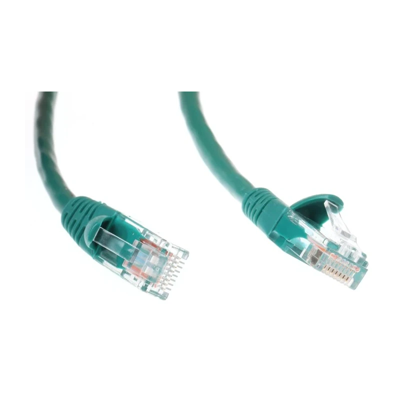 RS PRO Cat5e Ethernet Cable, 3 m, Green RJ45 Male to RJ45 Male, U/UTP PVC 556-534