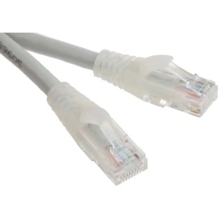 RS PRO Cat6 Ethernet Cable 3 m Grey RJ45 Male to RJ45 Male U/UTP PVC 556-607