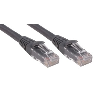 RS PRO Cat6 Ethernet Cable, 1 m, Grey RJ45 Male to RJ45 Male U/UTP Low Smoke Zero Halogen 556-584