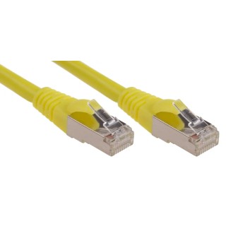RS PRO Cat6 Ethernet Cable, 10 m, Yellow RJ45 Male to RJ45 Male, F/UTP Low Smoke Zero Halogen 556-639