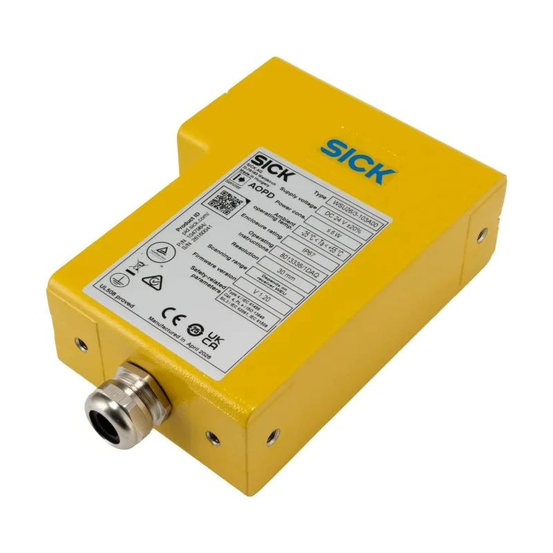 SICK WSU/WEU26-3 Series Light Curtain Sender, Type 4 Safety, 1 Beam, 30 mm Resolution, 28.8 V DC Supply WEU26-3