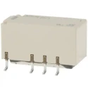 Omron Surface Signal Relay DPDT 2A Switching 12V DC Coil 75mΩ Contact Resistance Silver Alloy Contacts G6S-2F-TR DC12
