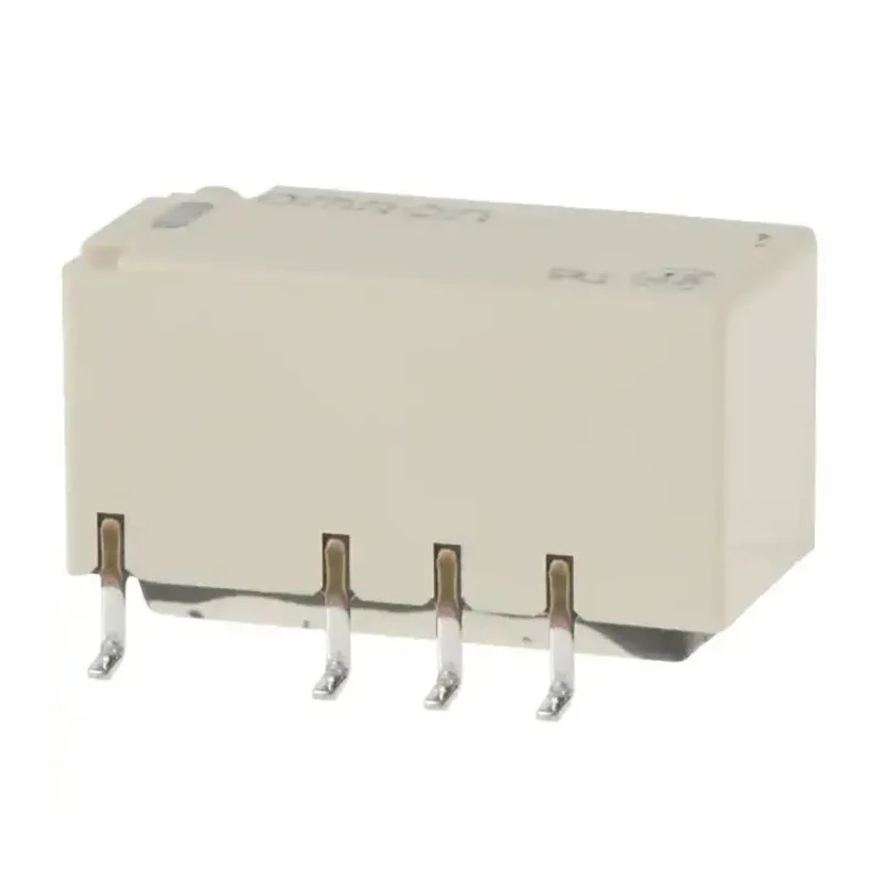 Omron Surface Signal Relay DPDT 2A Switching 12V DC Coil 75mΩ Contact Resistance Silver Alloy Contacts G6S-2F-TR DC12
