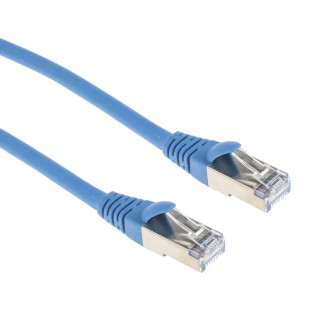 RS PRO Cat6 Ethernet Cable, 1 m, Blue RJ45 Male to RJ45 Male F/UTP Low Smoke Zero Halogen 556-685