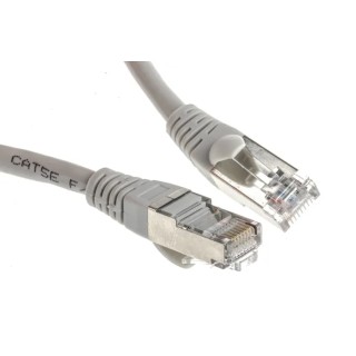 RS PRO Cat5e Ethernet Cable, 10 m, Grey RJ45 Male to RJ45 Male, F/UTP PVC 556-730